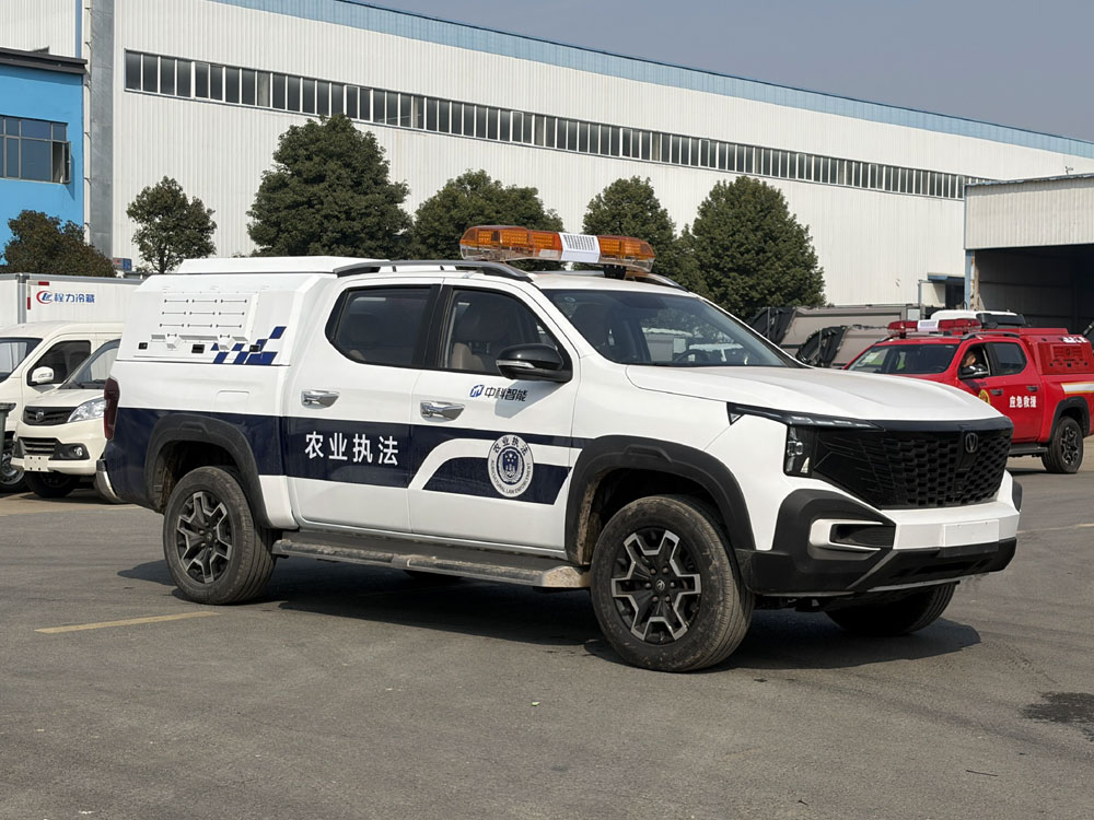 无人机智能农业执法车